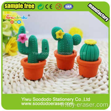 Gomme en forme de cactus, gomme à gomme